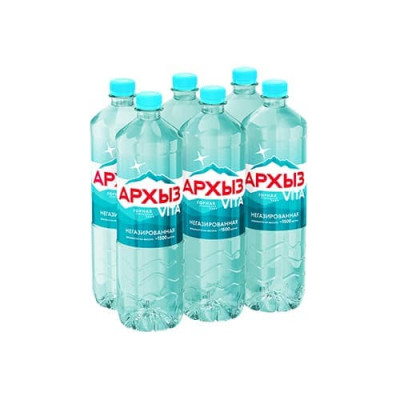 Вода Архыз 1,5 литра, без газа