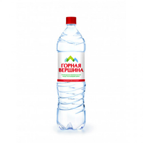 Вода Горная вершина 1,5л пластик, газированная Вода Горная вершина 1,5л пластик, газированная