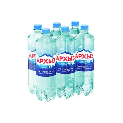 Вода Архыз 1,5 литра газированная
